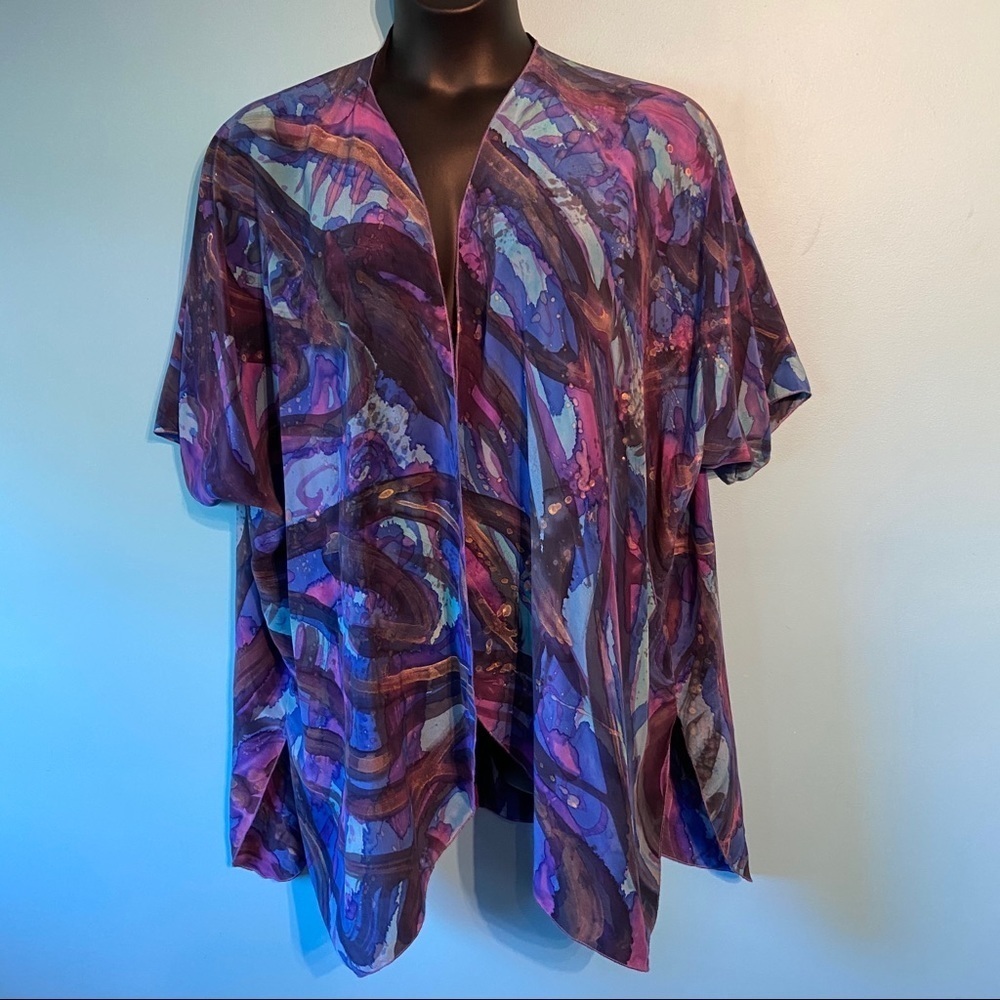 Watercolour print wrap